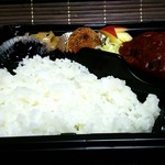 カフェスマイル - 日替り弁当(煮込みハンバーグ)