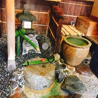 萬亀樓 - 格子を開くとこうなる。