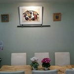 カフェ武雷庵 - 店内 絵は武雷庵？