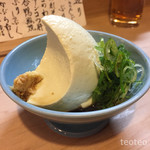 喜幸 - つきだし…青大豆の汲みあげ豆腐