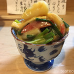 喜幸 - つきだし…てっぱえ（鉄砲和え）てっぱいとも言う。ぬたとか酢味噌和えの事！