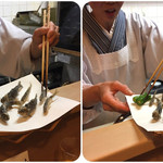 喜幸 - まるで泳いでるかのような盛り付けw