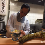 喜幸 - わさびは注文の都度摩り下ろします
      安曇野の本わさびです