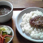 北喜常 - ハンバーグカレー（死ぬ辛）　ルー大盛