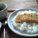 北喜常 - ご飯お代わり（無料）にカツトッピングでカツカレーに！