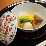 日本料理 味所望 - 大根とごぼうの炊き合わせ