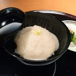 日本料理 味所望 - ご飯もの。上のあんは蓮根です。