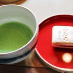 白玉屋榮壽 - 新春特別限定 抹茶（みむろ付）500円