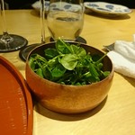 肉屋 雪月花 NAGOYA - 京都丹波産天然クレソンのサラダ