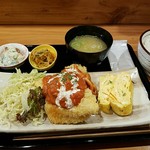 創や - ランチ：ササミカツトマトクリームソース　2017.2　