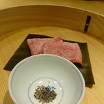 肉屋 雪月花 NAGOYA - きれいなピンク色です。