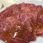 龍園 - Aロース1500円×3人前。