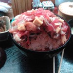 玄海寿司 - ばらちらし断面