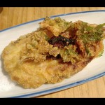 立ち呑みのさのや - いわし梅肉揚げ