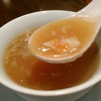 天津飯店 本店 - [料理] フカヒレスープ ②
