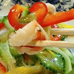 らんなー - ゴーヤと海老ラッキョソース