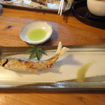 丹三郎 - コースの焼き物（鮎）