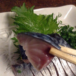 栄屋酒場 - シメサバアップ(浅締め)