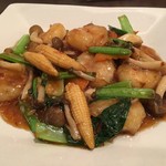 中国料理 川菜味 - 海老のXO醤炒め