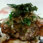 まるおか - 特製大たこ焼き断面