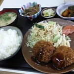 Kicchin Jou - 昼定食・この日はミンチカツ