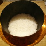 肉屋 雪月花 NAGOYA - 南魚沼こしひかり 羽釜飯