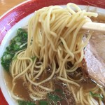 寒曳山パーキングエリア（上り線）スナックコーナー - 中細麵