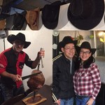 Churrascaria Choupana - 【帽子のコレクション】 かぶって記念写真を撮ることもできます。