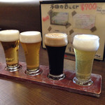 Fukuoka Kicchin - 4種飲み比べクラフトビール