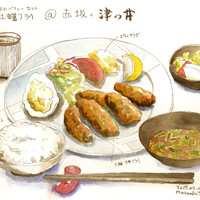赤坂 津つ井 総本店 - サービスランチ・カキフライ