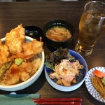 和食ダイニング 粋醸 - 地養鶏の天丼