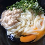 讃岐うどん 雷鞭 - とりたま（鶏そぼろ釜卵うどん）