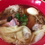 Japanese Soba Noodles 蔦 - 味玉チャーシューワンタン醤油soba   @1,700円