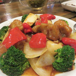 中華菜 高福 - 豚肉と野菜のオイスターソース炒め。