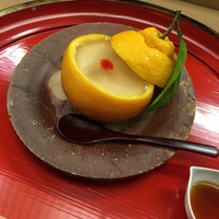赤坂 菊乃井 - 三宝柑雲子豆腐