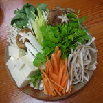 山本旅館 - 穴子鍋のお野菜