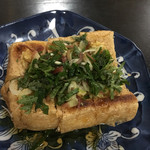 そば 法師人 - 栃尾揚げ