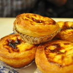 澳門茶餐廳  - 葡式(ポルトガル式)エッグタルト(HKD9)