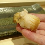 寿司割烹 魚紋 - つぶ貝。リフト(^-^)/