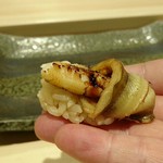 寿司割烹 魚紋 - 穴子。リフト(^-^)/