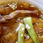 中国料理四川亭 - 排骨湯麺　排骨断面