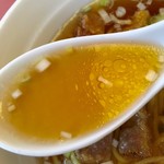 中国料理四川亭 - 排骨湯麺　スープアップ