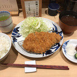 とんかつ 寿々木 - ロースカツ定食