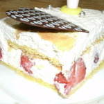 パティスリー カカオエット・パリ - 渋谷東急東横店限定２０１０クリスマスケーキの断面