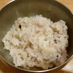 白さんの純豆腐 - 黒米入り