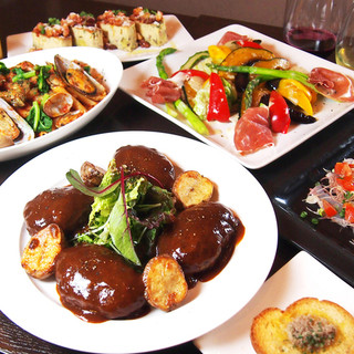 種類豊富なコースプランはママ会や飲み会にもぴったり