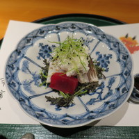 日本料理 幸庵 - 御造り(まぐろ、あおりいか、かます)