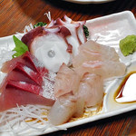 よし半 - 刺し盛り（２０１７年２月）