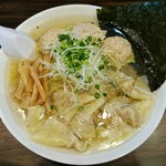 らーめん 稲荷屋 - 塩ラーメン＋ワンタン　950円