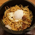 石焼パスタ kiteretsu食堂 - みんな大好き　すき焼きパスタ（1080円）